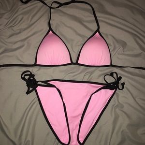 Pink Two Piece Bikini
